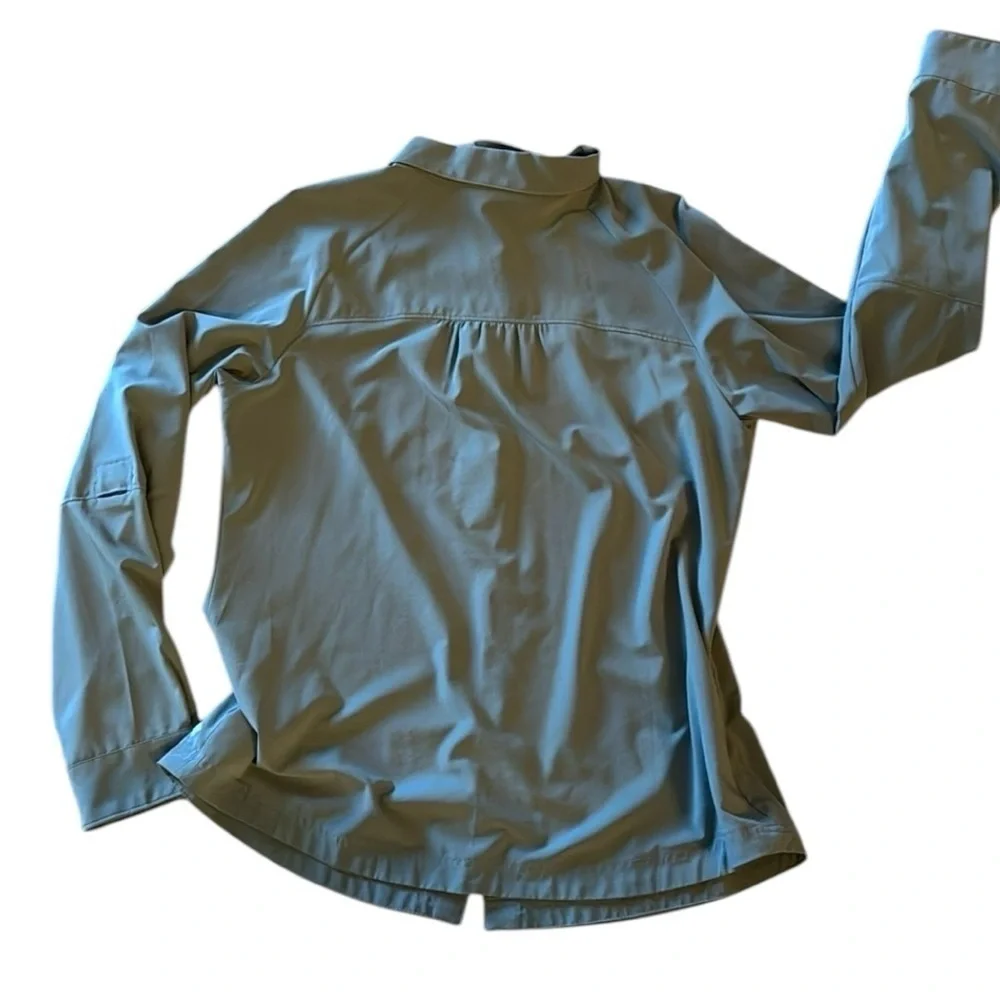 COLUMBIA GREEN QUALITY BURRON UP SHIRT - Picture 3 of 12
